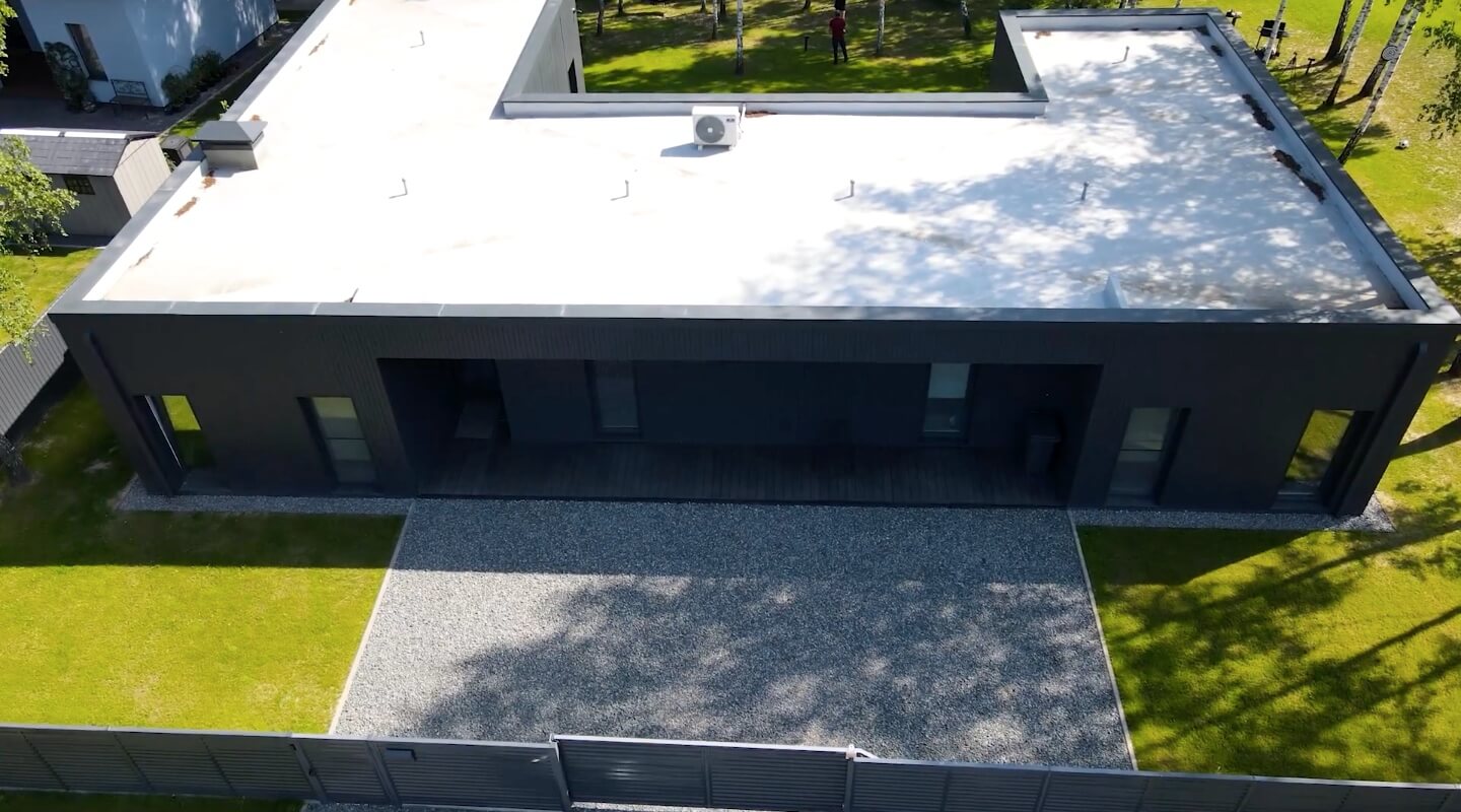 Модульные дома и бани под кдюч. Проекты барнхаусов или с плоской крышей. Проект номер brooklyn